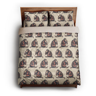 Thinking Chimps queen - microfiber - Natural Backing