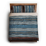 Delsin Blue & Black queen - microfiber - Natural Backing