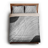 Elowin Greyscale queen - microfiber - Natural Backing