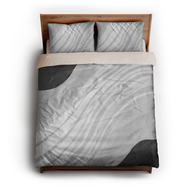Elowin Greyscale queen - microfiber - Natural Backing