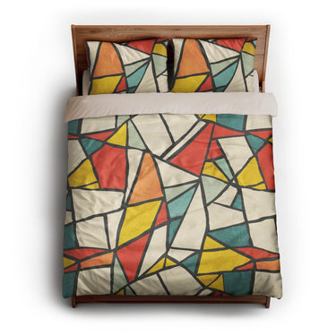 Arthur Multicolor queen - microfiber - Natural Backing