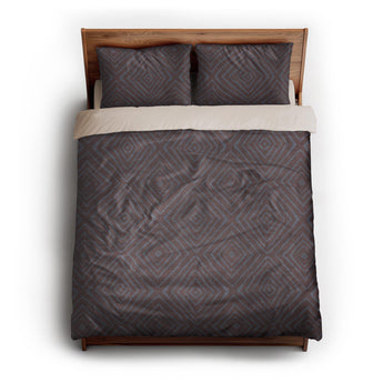 Terlingua Amethyst & Cobalt queen - microfiber - Natural Backing