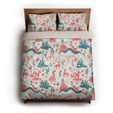 Pink Princess Fairytale queen - microfiber - Natural Backing