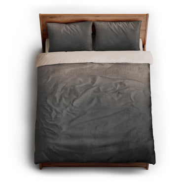 Kieran Watercolor Greige Ombre queen - microfiber - Natural Backing