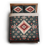 Solano Sage & Terracotta queen - microfiber - Natural Backing