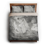 Zephyr Watercolor Inkwell queen - microfiber - Natural Backing
