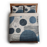 Charl Blue queen - microfiber - Natural Backing