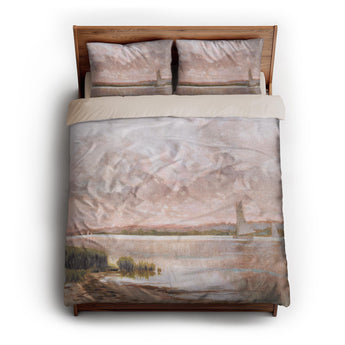 Calm Shores queen - microfiber - Natural Backing