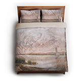 Calm Shores queen - microfiber - Natural Backing