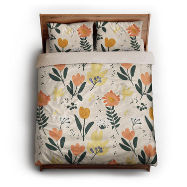 Milana Ivory Gold queen - microfiber - Natural Backing