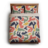 Bianca Multicolor queen - microfiber - Natural Backing