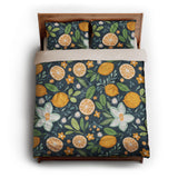 Lemon and Sage queen - microfiber - Natural Backing