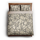 Harlan Ivory & Black queen - microfiber - Natural Backing