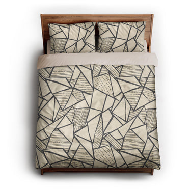 Harlan Ivory & Black queen - microfiber - Natural Backing