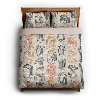 Horatio Ivory & Orange queen - microfiber - Natural Backing