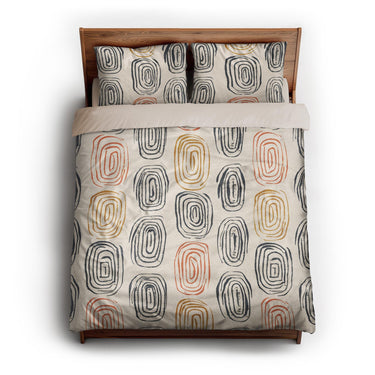 Horatio Ivory & Orange queen - microfiber - Natural Backing