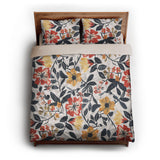 Caroline Blue & Red queen - microfiber - Natural Backing
