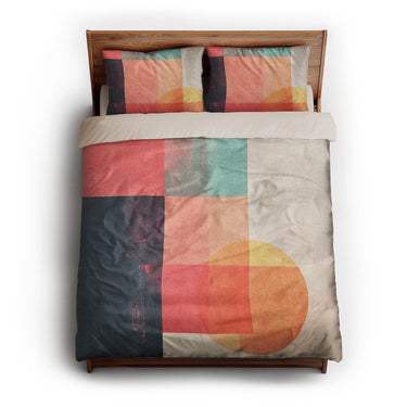 Cadence Multicolor queen - microfiber - Natural Backing