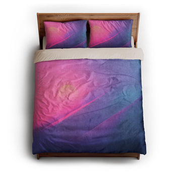 Siderays Blue & Pink queen - microfiber - Natural Backing