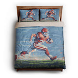 8 Bit Running Back queen - microfiber - Natural Backing