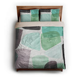 Tabitha Seaglass queen - microfiber - Natural Backing