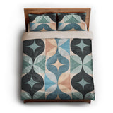 Maxine Seafoam & Peach queen - microfiber - Natural Backing