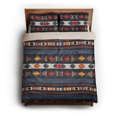 Tonopah Denim Blue queen - microfiber - Natural Backing