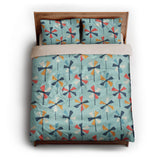 Breezy Pinwheels queen - microfiber - Natural Backing