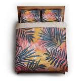 Florian Pink & Blue queen - microfiber - Natural Backing