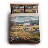 Vermont Spring Farmlife queen - microfiber - Natural Backing
