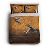 That Dog'll Hunt Orange queen - microfiber - Natural Backing