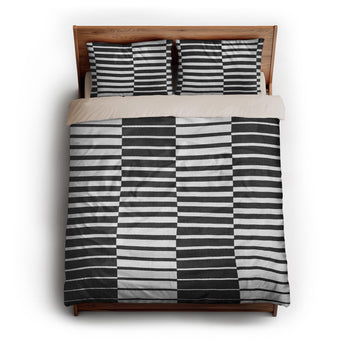 Spectra Black & White queen - microfiber - Natural Backing