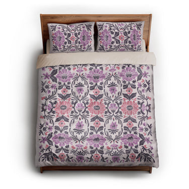 Corriana Pink & Purple queen - microfiber - Natural Backing
