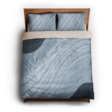 Elowin Blue queen - microfiber - Natural Backing