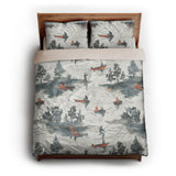 Gone Fishing queen - microfiber - Natural Backing