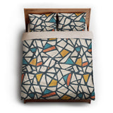 Larken Multicolor queen - microfiber - Natural Backing