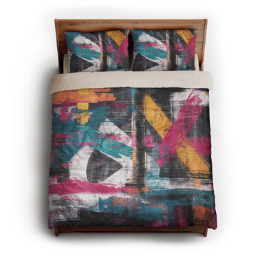 Xanther Multicolor queen - microfiber - Natural Backing