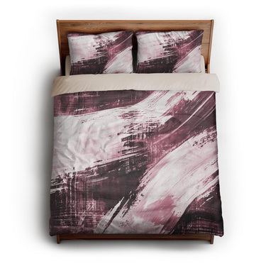 Emil Burgandy queen - microfiber - Natural Backing