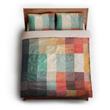 Polyphony Multicolor Earthtone queen - microfiber - Natural Backing