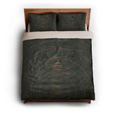 Solar System Forest & Rust queen - microfiber - Natural Backing