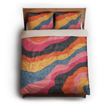 Demorrin Multicolor queen - microfiber - Natural Backing