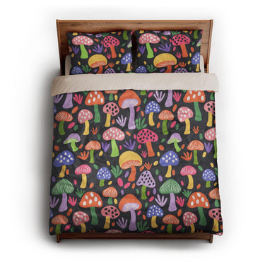 Luminescent Shroomies queen - microfiber - Natural Backing