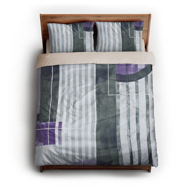 Gordian Purple queen - microfiber - Natural Backing