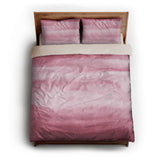Jacinda Watercolor Pink Ombre queen - microfiber - Natural Backing