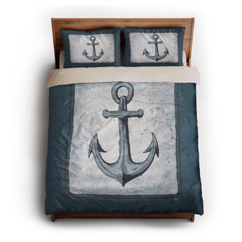 Coastal Anchor queen - microfiber - Natural Backing