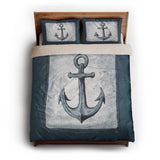 Coastal Anchor queen - microfiber - Natural Backing