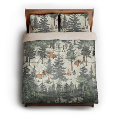 Campsite queen - microfiber - Natural Backing