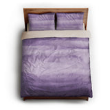 Jacinda Watercolor Purple Ombre queen - microfiber - Natural Backing