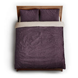 Terra Purple queen - microfiber - Natural Backing