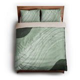 Elowin Green queen - microfiber - Natural Backing